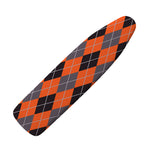 Orange And Grey Halloween Argyle Print Ironing Board Cover