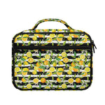 Orange And Lemon Striped Pattern Print Briefcase Bible Bag