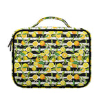 Orange And Lemon Striped Pattern Print Briefcase Bible Bag