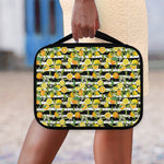 Orange And Lemon Striped Pattern Print Classic Bible Case