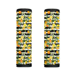 Orange And Lemon Striped Pattern Print Handle Covers