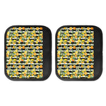 Orange And Lemon Striped Pattern Print Handle Covers