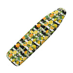 Orange And Lemon Striped Pattern Print Ironing Board Cover