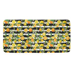Orange And Lemon Striped Pattern Print Towel