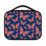 Orange And Purple Butterfly Print Classic Bible Case