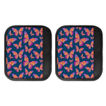 Orange And Purple Butterfly Print Handle Covers
