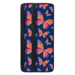 Orange And Purple Butterfly Print Refrigerator Handle Covers