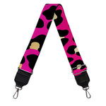 Orange And Purple Leopard Print Bag Strap