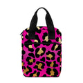 Orange And Purple Leopard Print Bible Tote Bag