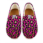 Orange And Purple Leopard Print Casual Shoes