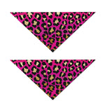 Orange And Purple Leopard Print Dog Bandana