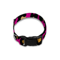 Orange And Purple Leopard Print Dog Collar
