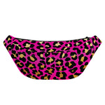 Orange And Purple Leopard Print Fanny Pack