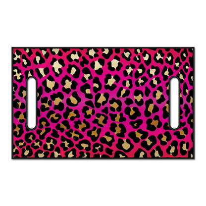 Orange And Purple Leopard Print Golf Cart Seat Cover