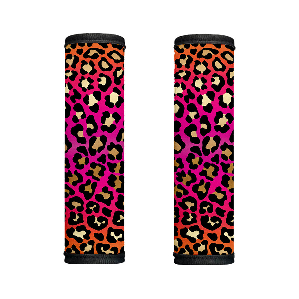 Orange And Purple Leopard Print Handle Covers