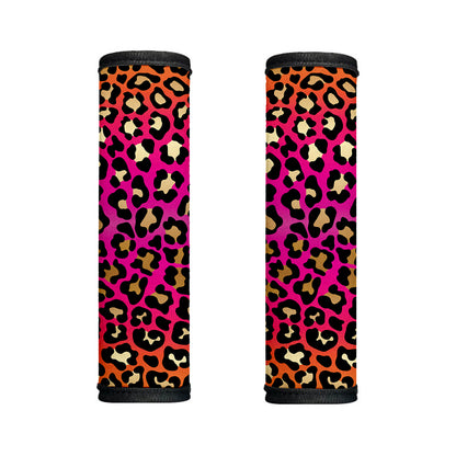 Orange And Purple Leopard Print Handle Covers
