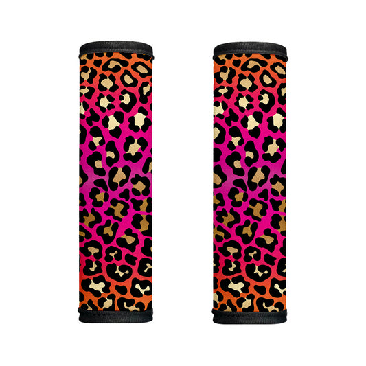 Orange And Purple Leopard Print Handle Covers