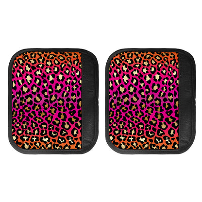 Orange And Purple Leopard Print Handle Covers