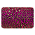 Orange And Purple Leopard Print Indoor Door Mat