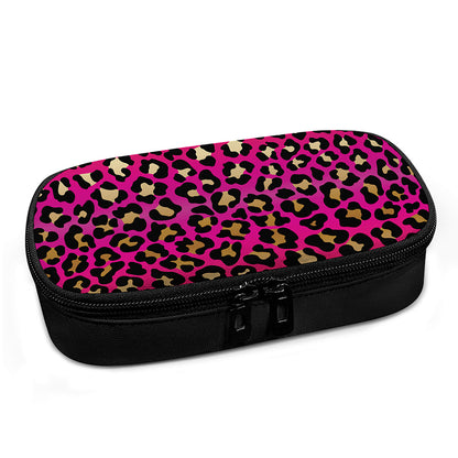 Orange And Purple Leopard Print Insulin Cooler Travel Case