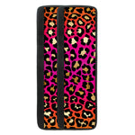 Orange And Purple Leopard Print Refrigerator Handle Covers