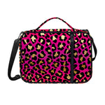 Orange And Purple Leopard Print Shoulder Strap Bible Bag
