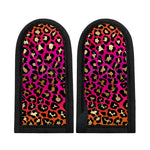 Orange And Purple Leopard Print Skillet Handle Cover