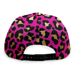Orange And Purple Leopard Print Snapback Cap