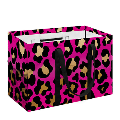 Orange And Purple Leopard Print Utility Tote Bag