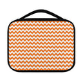 Orange And White Chevron Pattern Print Classic Bible Case