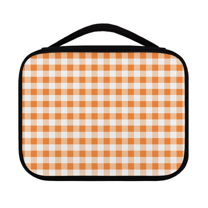 Orange And White Gingham Pattern Print Classic Bible Case