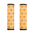Orange Argyle Pattern Print Handle Covers
