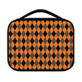 Orange Black And Grey Argyle Print Classic Bible Case
