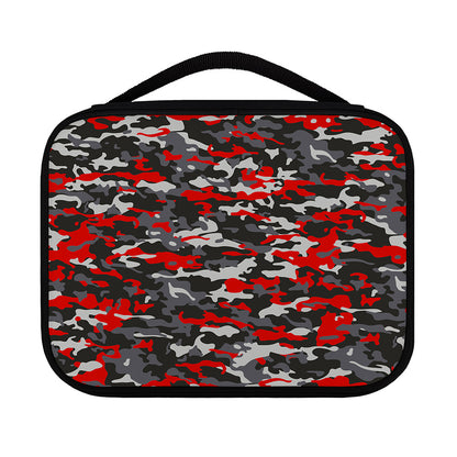 Orange Black And Grey Camouflage Print Classic Bible Case