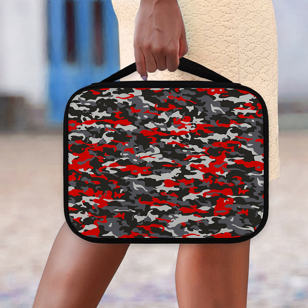Orange Black And Grey Camouflage Print Classic Bible Case