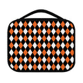 Orange Black And White Harlequin Print Classic Bible Case