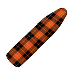 Orange Black And Yellow Tartan Print Ironing Board Cover