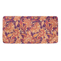 Orange Bohemian Floral Pattern Print Towel