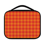 Orange Buffalo Check Pattern Print Classic Bible Case
