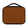 Orange Buffalo Plaid Print Classic Bible Case
