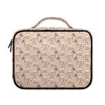 Orange Bull Terrier Pattern Print Briefcase Bible Bag