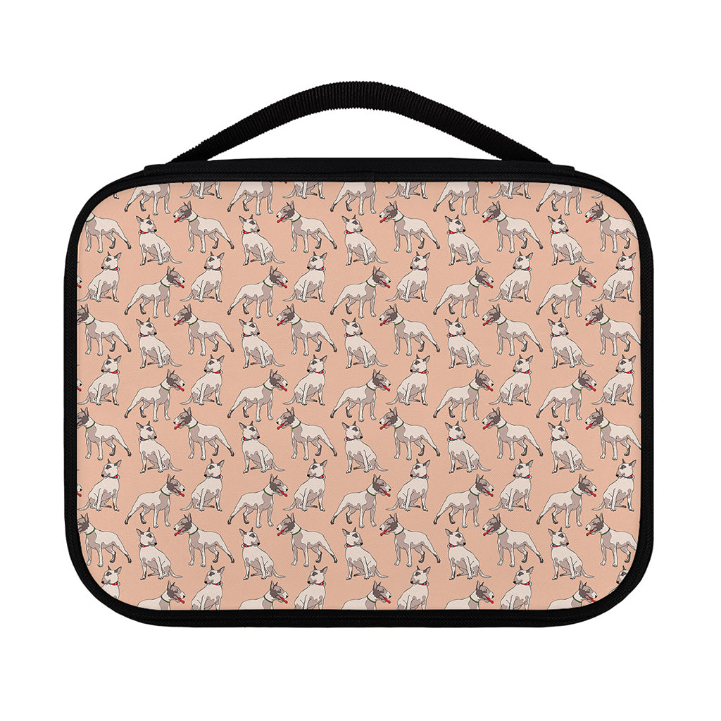 Orange Bull Terrier Pattern Print Classic Bible Case