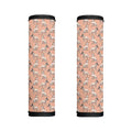 Orange Bull Terrier Pattern Print Handle Covers
