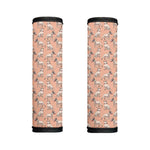 Orange Bull Terrier Pattern Print Handle Covers