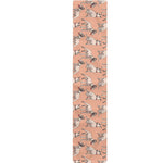 Orange Bull Terrier Pattern Print Table Runner