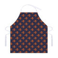 Orange Bullseye Target Pattern Print Adjustable Apron
