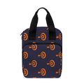Orange Bullseye Target Pattern Print Bible Tote Bag