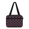 Orange Bullseye Target Pattern Print Double Strap Bible Bag
