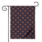Orange Bullseye Target Pattern Print House Flag