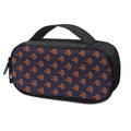 Orange Bullseye Target Pattern Print Portable Cooler Travel Case